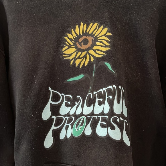Peaceful Protest Hoodie by BLUE CROWN - Picture 2 of 3